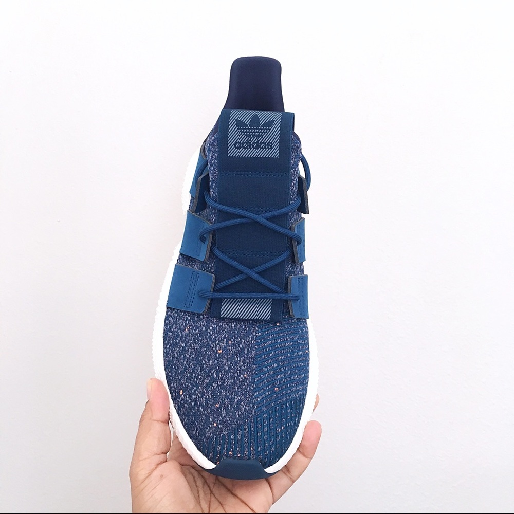 Men’s Adidas Prophere Blue Night Hi Res Orange - Picture 5 of 6